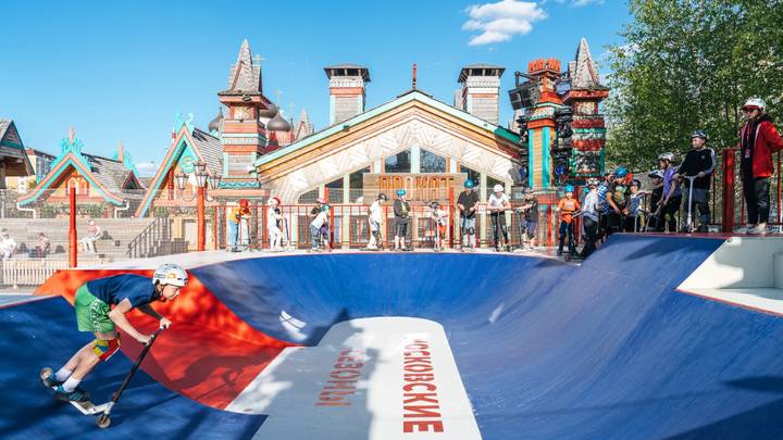Шесть скейт-парков и роллердром работают на площадках «Московских сезонов»